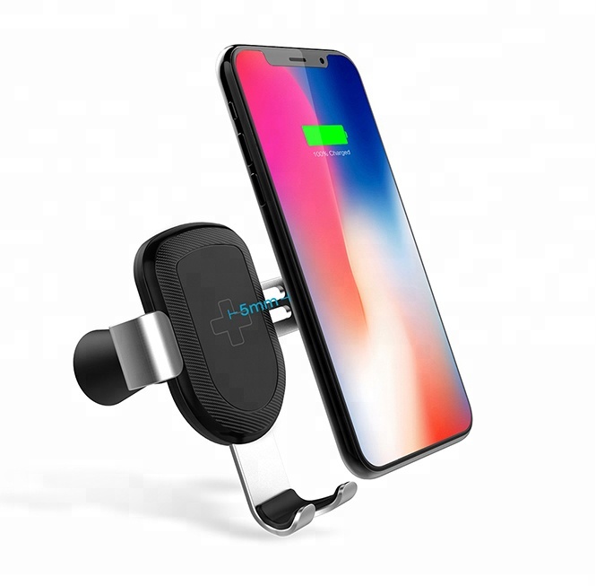 iFans Fast 10W  Qi Wireless Charger Stand Wireless Car Charger Mount